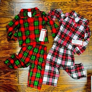 NWT 2 Pair Candlesticks Christmas 2 Pc Pajamas Size 18 Months